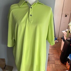 Vibrant Lime Polo Shirt for Men
